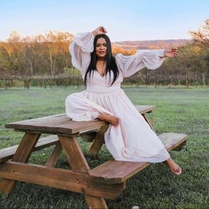 Beautiful, flowy Eloquii Nabela Dress.